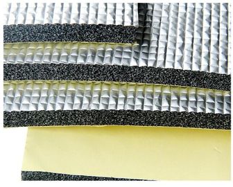Fixed Closed Cell XLPE HVAC Insulation Foam Alu Foil / Adhesive 10-30mm Thickness