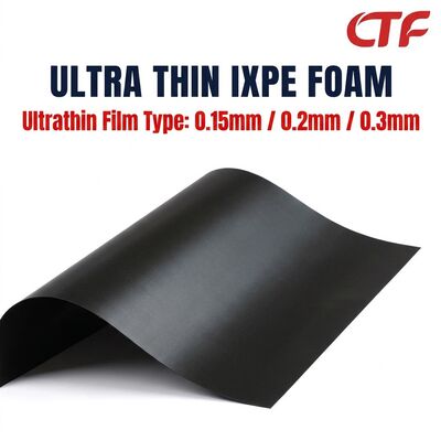 0.15mm 0.2mm 0.3mm ضخیم IXPE فوم رول آدامس پشتیبان مواد عایق ضد آب برای نوارها و برنامه های الکترونیکی