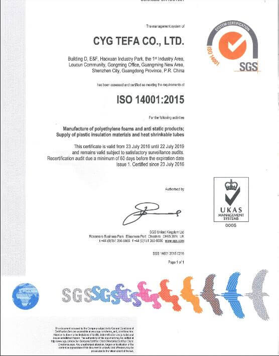 فوم پلیولفینی سلول بسته متصل به هم XPE / IXPE ورق عایق حرارتی برای ساخت و ساز و HVAC 23